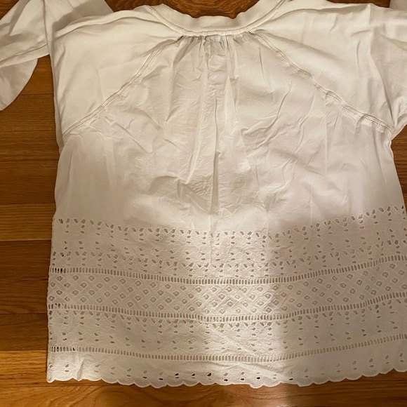 J. Crew lace back sweatshirt - Picture 2 of 3